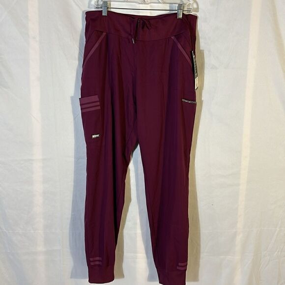 BARCO Grey's Anatomy Impact GIP554 Women's Lively Scrub Pant Wine XSP size XLT - Picture 8 of 10